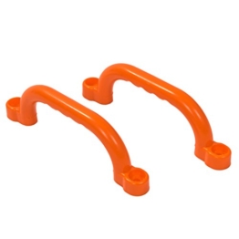 2er Set stabile Haltegriffe in orange aus PE inkl. Befestigungsmaterial! - 1