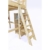 ABC MEUBLES - Hochbett Alpage mit Treppe - ALPAGECH - Schwarz Gebeizt, 120x200 - 5