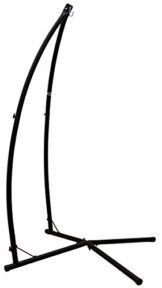 AMANKA Hängestuhlgestell 215cm Hängesesselständer Stand aus Stahl Belastbarkeit max. 120KG Freistehendes Metall Gestell für Hängesessel Hängestühle Hängesitz - 1