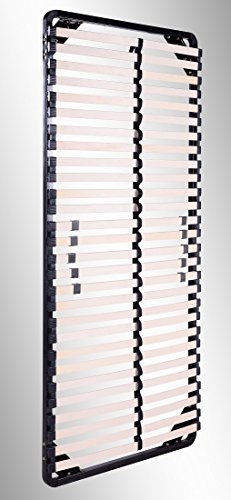 i-flair® Lattenrost 90x200 cm, Lattenrahmen - für alle Matratzen geeignet - alle Größen - 3