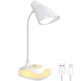 Leselampe OMERIL Leselicht USB Wiederaufladbare Leselampe Led Sockel mit Stimmungslicht Touchbedienung 3 Helligkeit Flexibel Dimmbar Leselampe kinder für Lesen, Studieren, Arbeit - 1