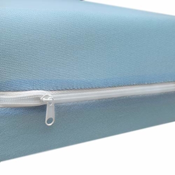 MSS Roll-Matratze, Easy Active, 90 x 190 x 11 cm, H3, Bezug Blau, Schaumstoff - 4