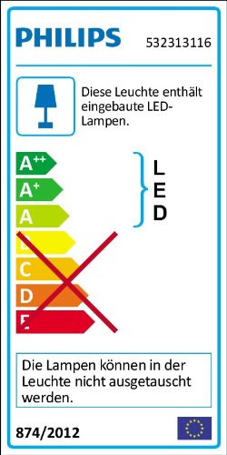 Philips myLiving LED Klemmspot Dyna, EEK A+, weiß - 2