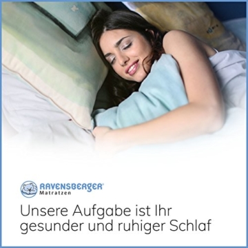 RAVENSBERGER Komfort-SAN® 50 | HR-Kaltschaummatratze | H2 RG 50 (45-80 kg) | Made IN Germany - 10 Jahre Garantie | Baumwoll-Doppeltuch-Bezug | TÜV-Zertifiziert | 90 x 200 cm - 7