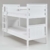 Relita Bett Etagenbett Mia Kinderbett Weiß 90x200cm mit Leiter - 1