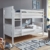 Relita Bett Etagenbett Mia Kinderbett Weiß 90x200cm mit Leiter - 3
