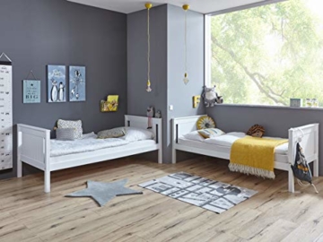 Relita Bett Etagenbett Mia Kinderbett Weiß 90x200cm mit Leiter - 4