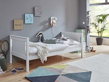 Relita Bett Etagenbett Mia Kinderbett Weiß 90x200cm mit Leiter - 5