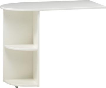 Steens Anbau-Schreibtisch mit Regal for Kids MDF Wei? deckend|MDF Wei? deckend - 1