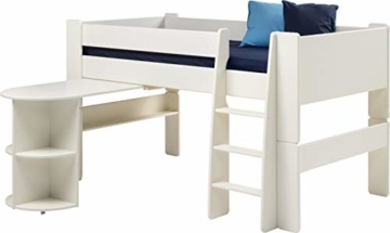 Steens Anbau-Schreibtisch mit Regal for Kids MDF Wei? deckend|MDF Wei? deckend - 2