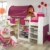 Steens For Kids Tunnelzelt für Kinderbett, Hochbett, 88 x 69 x 91 cm (B/H/T), Baumwolle, lila - 4