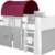 Steens For Kids Tunnelzelt für Kinderbett, Hochbett, 88 x 69 x 91 cm (B/H/T), Baumwolle, lila - 2