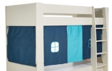 Steens For Kids Vorhangset für Kinderbett, Hochbett, 5 tlg, 176 x 75 x 91 cm (B/H/T), Baumwolle, blau - 1