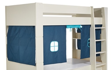 Steens For Kids Vorhangset für Kinderbett, Hochbett, 5 tlg, 176 x 75 x 91 cm (B/H/T), Baumwolle, blau - 2