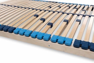 SUPERFLEX NV-MZV 7-Zonen-Montagerost, 42 stabile Federholzleisten mit durchgehenden Holmen Größe 90x200 - 2