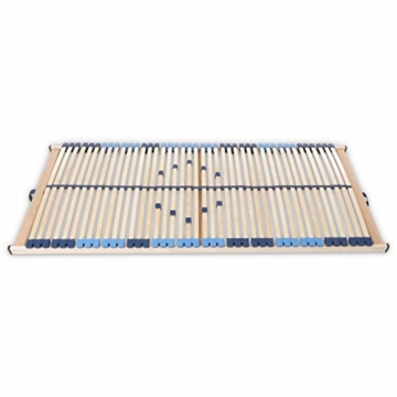 SUPERFLEX NV-MZV 7-Zonen-Montagerost, 42 stabile Federholzleisten mit durchgehenden Holmen Größe 90x200 - 7