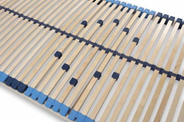 SUPERFLEX NV-MZV 7-Zonen-Montagerost, 42 stabile Federholzleisten mit durchgehenden Holmen Größe 90x200 - 8