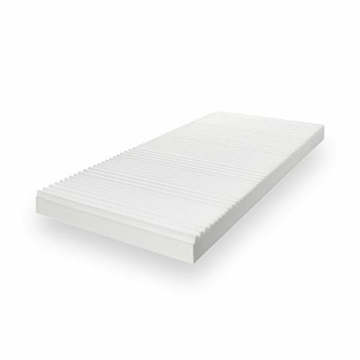 Träumegut 12 Kaltschaummatratze 7-Zonen Wellness Matratze - Härtegrad 2in1 - H2 & H3 - Microfaserbezug - ÖkoTex Rollmatratze (140 x 200 cm, H3) - 5