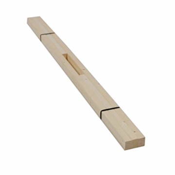 TUGA - Holztech Naturholzrahmen für Rollroste passend für alle Betten ohne Auflagerleisten geeignet inkl Schrauben, ideal auch als tiefes Bettgestell zu verwenden - 6