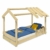 WICKEY Kinderbett 'CrAzY Beach' - Bodentiefes Spielbett - Einzelbett - 90x200 cm - 2