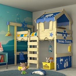 WICKEY Kinderbett 'CrAzY Jelly' - Hochbett - Spielbett - 90x200 cm - 1