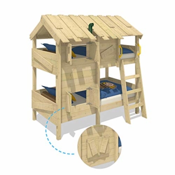 WICKEY Spielbett Etagenbett CrAzY Creek Kinderbett 90x200 cm Abenteuer Hochbett - 3