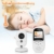 Yissvic Babyphone 2.4GHz mit Kamera Wireless Video Baby Monitor Nachtsicht Gegensprechfunktion Temperatursensor 2.0 Zoll LCD (Verpackung MEHRWEG) - 3