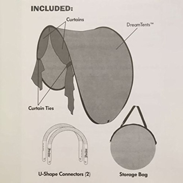 Bettzelt,Einhorn Traumzelt, Drinnen Kinder, Kid's Fantasy, Kinder Schlafzimmer Dekoration,Geschenke für Kinder - 5