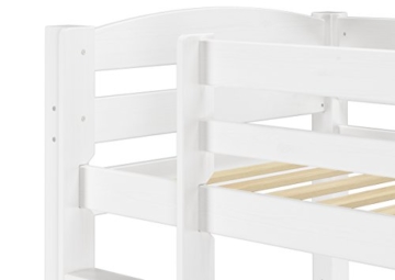 Erst-Holz® Etagenbett Kiefer waschweiß 90x200 mit Rollrost Bettkasten Kinderstockbett Hohes Bett 60.10-09WS7 - 5