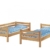 Erst-Holz® Etagenbett Stockbett Buche Natur massiv 90x200 Hochbett mit 2 Rollroste 60.17-09 - 4