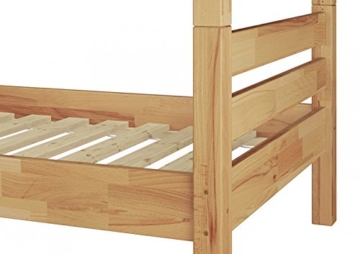 Erst-Holz® Etagenbett Stockbett Buche Natur massiv 90x200 Hochbett mit 2 Rollroste 60.17-09 - 6