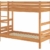 Erst-Holz® Etagenbett Stockbett Buche Natur massiv 90x200 Hochbett mit 2 Rollroste 60.17-09 - 1