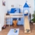 Kinderbett/Hochbett Tom mit Rutsche und Turm inkl. Rollrost - Material: Buche massiv natur, Farbe: klar lackiert - 1