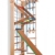 Turnwand Kinder Gym Klettergerüst ˝Kinder-3-220-Farbe˝ Holz Sportgerät Kletterwand Sprossenwand mit Stange Fitness - 4