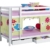 Hoppekids Schubkastenset auf Rollen 2 stück für Kinderbett, Jugendbett, Juniorbett, Etagenbett,liegefläche 70 x 160 cm teilmassiv, Holz, weiß, 153 x 60 x 19 cm - 6