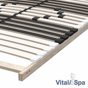 VitaliSpa 7-Zonen-Lattenrost 90x200cm Premium Härtegradverstellung Komfort (Einzeln) - 3