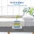BedShelfie Slide Das Original Nachttisch Regal - 3 Farben / 3 Größen - GESEHEN AUF Business-Insider und Kickstarter (Slide, Bambus in Weiß) - 2