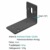 10 Stk Schwerlast Winkelverbinder Langloch (82+58) x45mm Lochplattenwinkel Dicke 3mm Montagewinkel Holzverbinder L Form Möbel Eckwinkel Kaltgewalzter Stahl Einbrennlackierung Ein Paar Tragkraft 30Kg - 2