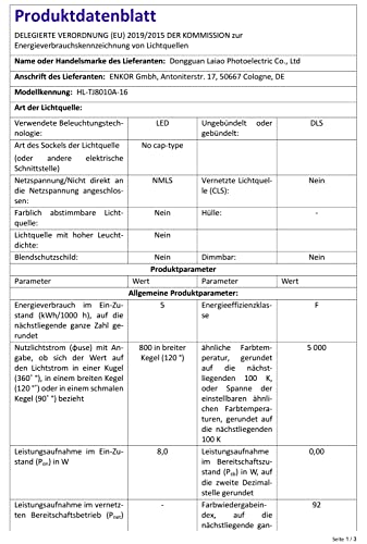 38 LED Klemmleuchte Leselampe, 3-Stufen Farbtemperatur, 10 Helligkeit dimmbar, Augenschutz Schreibtischlampe für Kinder, 360 ° Flexibler Schwanenhals Clip Tischlampe [Energieklasse A+] - 11