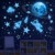 531 Stück Leuchtsterne Kinderzimmer Sterne leuchtend Selbstklebend Wandsticker Wandaufkleber Kinderzimmer Junge Mädchen Kinder Mond Astronaut Leucht Aufkleber Schlafzimmer Wohnzimmer Wandtattoo - 4