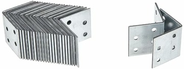 Alberts 330194 Winkelverbinder | sendzimirverzinkt | 40 x 40 x 40 mm | 25er Set - 4