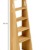 BioKinder Treppen-Leiter Leiterregal Hochbettleiter Noah aus zertifiziertem Massivholz Erle 140 x 40 x 31 cm - 2