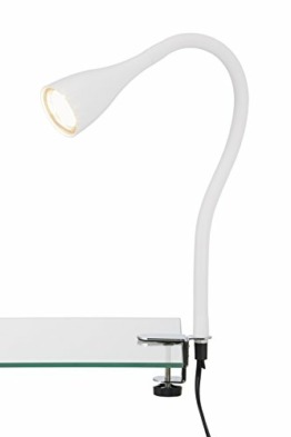 Briloner Leuchten LED Klemmleuchte, Klemmspot, Klemmlampe, Tischleuchte, Anklemmleuchte LED, flexibel, 1 Stück (1er Pack) - 1