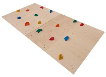 Create for you® - Kletterwand Kinderzimmer + 5 Klettersteine - Kletterwand für Kinder Indoor - Klettergerüst und Spielgeräte Indoor - Klettern mit Klettergriffe für Kinder - 120x60 cm - 5