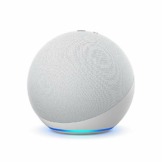 Echo (4. Gen.) | Smarter WLAN- und Bluetooth-Lautsprecher mit Dolby-Audio, Smart-Home-Hub und Alexa | Weiß - 1