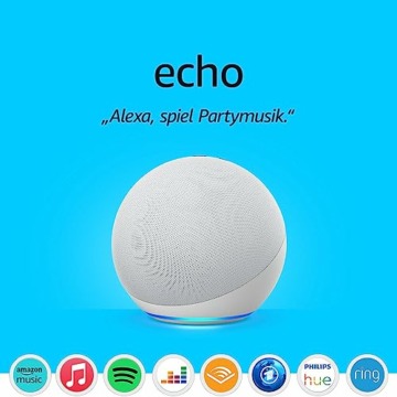 Echo (4. Gen.) | Smarter WLAN- und Bluetooth-Lautsprecher mit Dolby-Audio, Smart-Home-Hub und Alexa | Weiß - 8