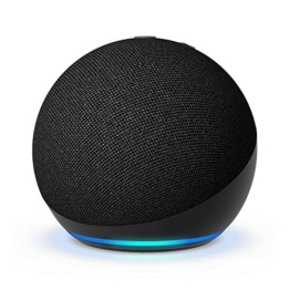 Echo Dot (5. Gen., 2022) | Smarter WLAN- und Bluetooth-Lautsprecher mit Alexa und gigantischem, sattem Klang | Anthrazit - 1
