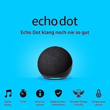 Echo Dot (5. Gen., 2022) | Smarter WLAN- und Bluetooth-Lautsprecher mit Alexa und gigantischem, sattem Klang | Anthrazit - 8