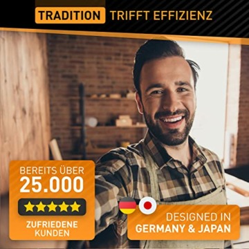 HARDTWERK Zen Japansäge klappbar (Kataba) 240 mm aus SK4 Karbonstahl für Heimwerker & Gewerbe - japanische Säge Feinsäge für Holz - Zugsäge Holzsäge - 6