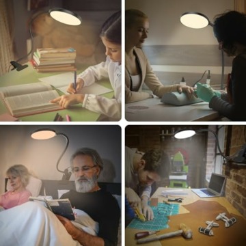 iFalarila Light 61 LED Leselampe Bett mit Nachtlichtmodus | 1-Stunden-Timer Stilllicht | RA></noscript><img class=